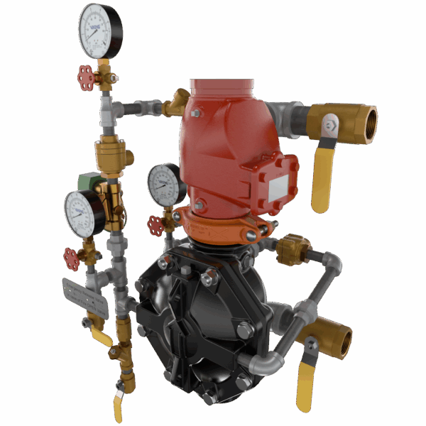 Pre Action Riser Compressor Model VXD Double-Interlocked Preaction System with Electric/Pneu ...